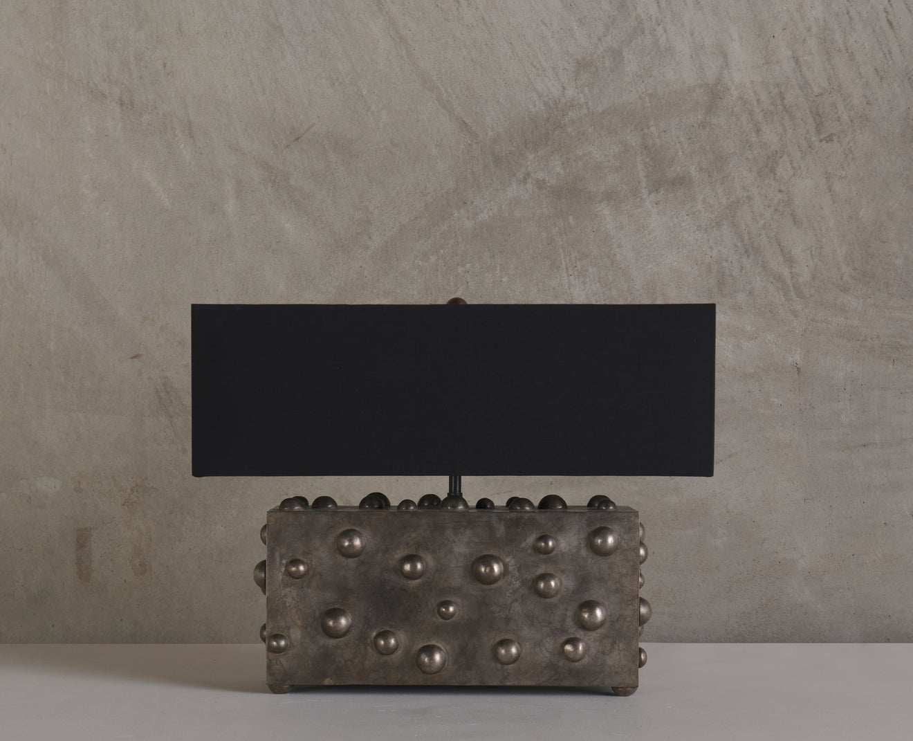 BC WORKSHOP LARGE STUDDED LAMP BY LIKA MOORE