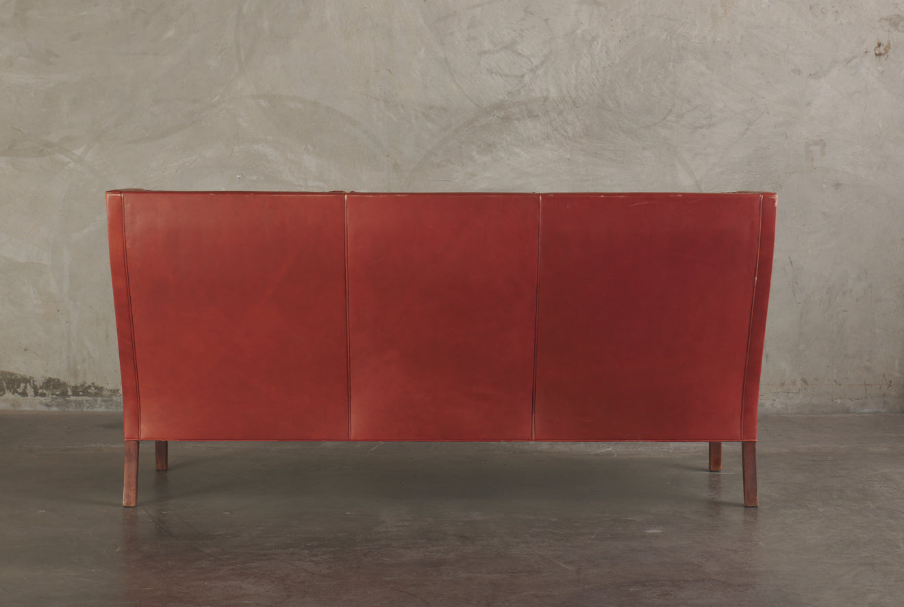 BORGE MOGENSEN HIGHBACK SOFA, MODEL 2193, FREDERICIA, DENMARK, C1965