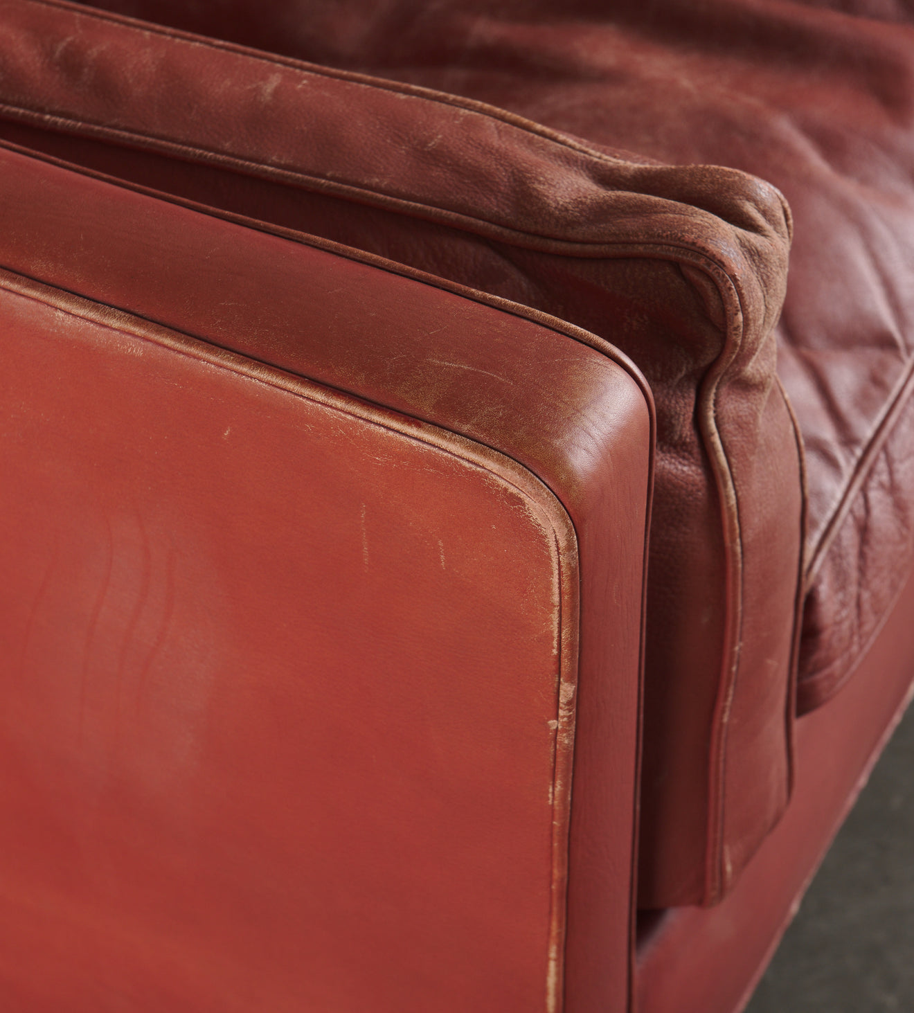 BORGE MOGENSEN HIGHBACK SOFA, MODEL 2193, FREDERICIA, DENMARK, C1965