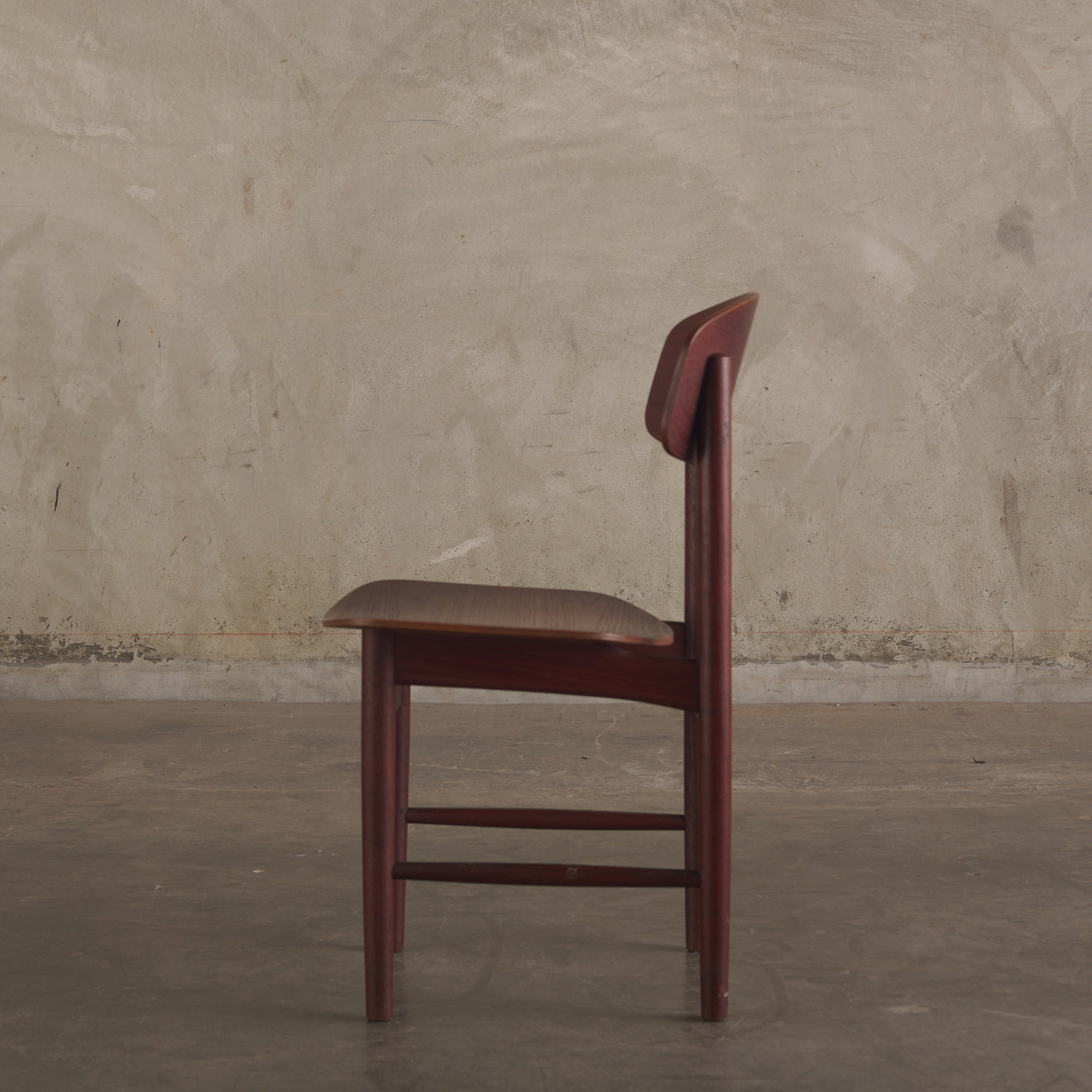 SET OF FOUR BORGE MOGENSEN TEAK DINING CHAIRS