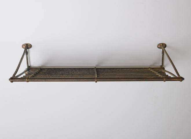 Train Letter Rack BRASS TRAIN LUGGAGE RACK – Blackman Cruz