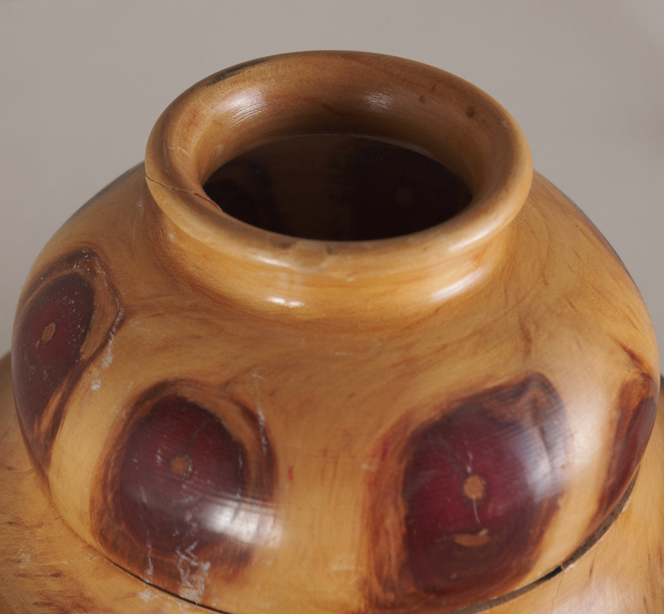 BRAZILIAN BUTTERFLY WOOD TABLE LAMP(s), 20TH C