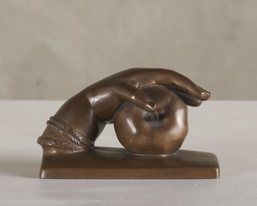BRONZE LADY'S HAND, 19th C