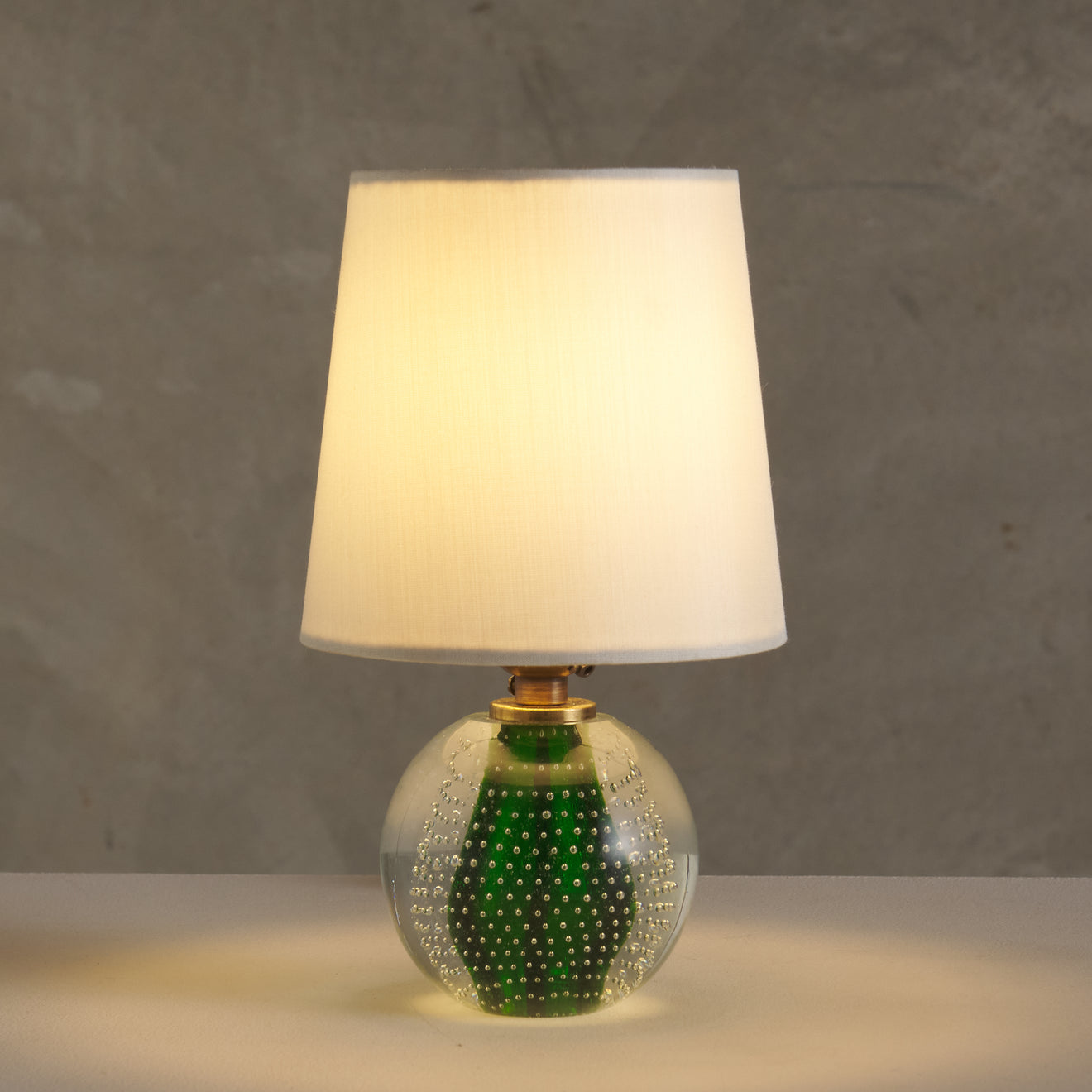 BULLICANTE BOUDOIR TABLE LAMP, MURANO, 1950s