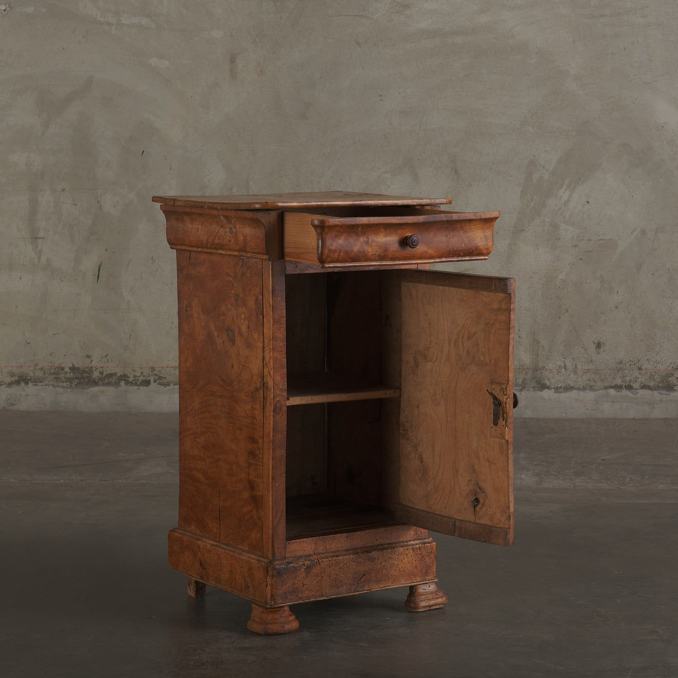 BURLWOOD SIDE CABINET