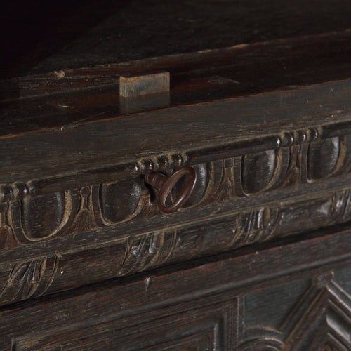 LIBRARY CABINET ATTRIBUTED TO BAILLE SCOTT DATED 1896