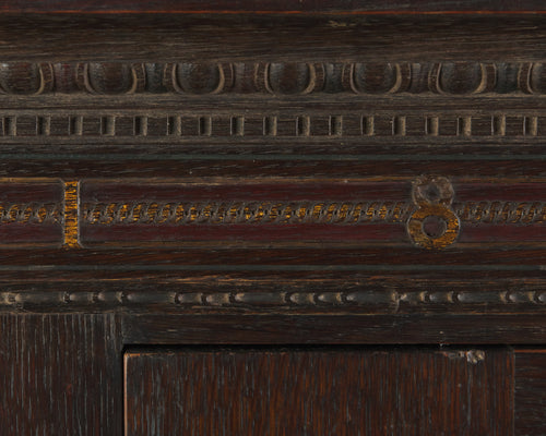 LIBRARY CABINET ATTRIBUTED TO BAILLE SCOTT DATED 1896