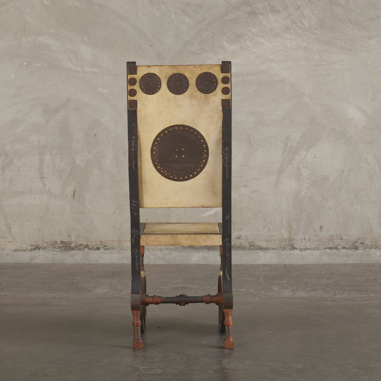CARLO BUGATTI SIDE CHAIR, ITALY, c1902