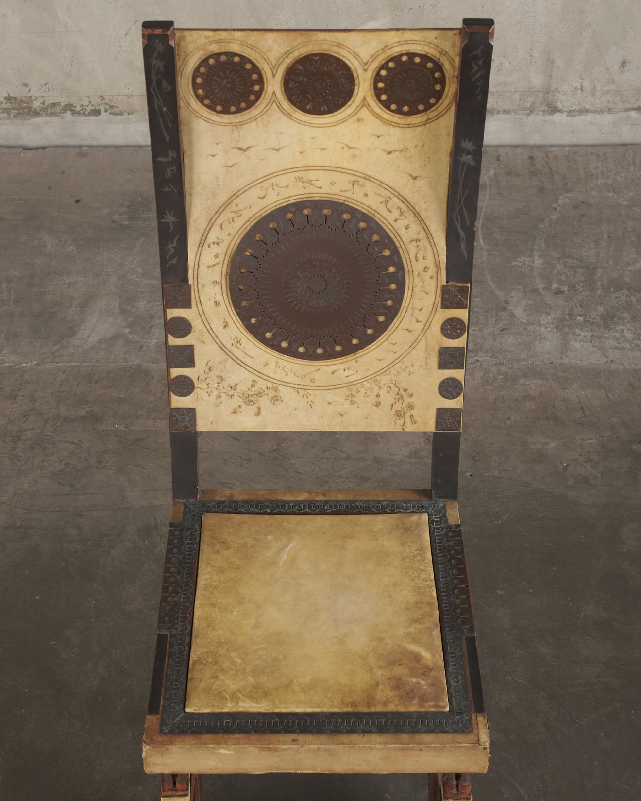 CARLO BUGATTI SIDE CHAIR, ITALY, c1902