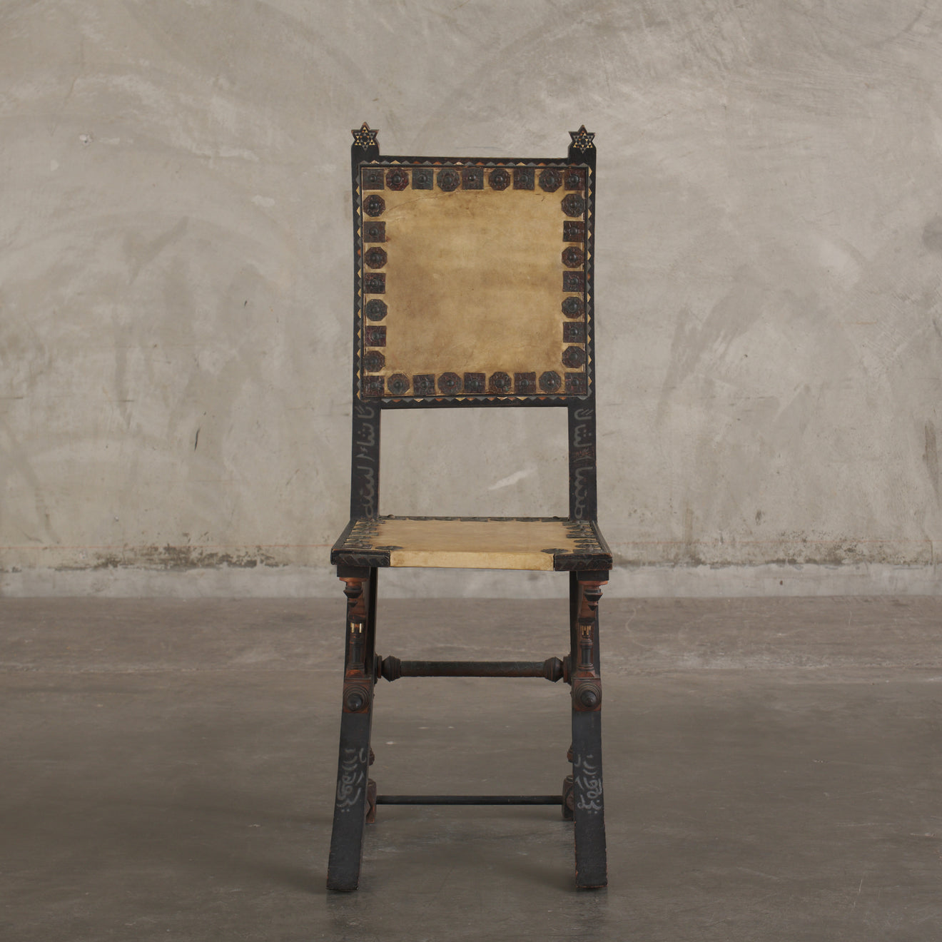 CARLO BUGATTI ( 1856-1940 ) SIDE CHAIR, ITALY C 1906