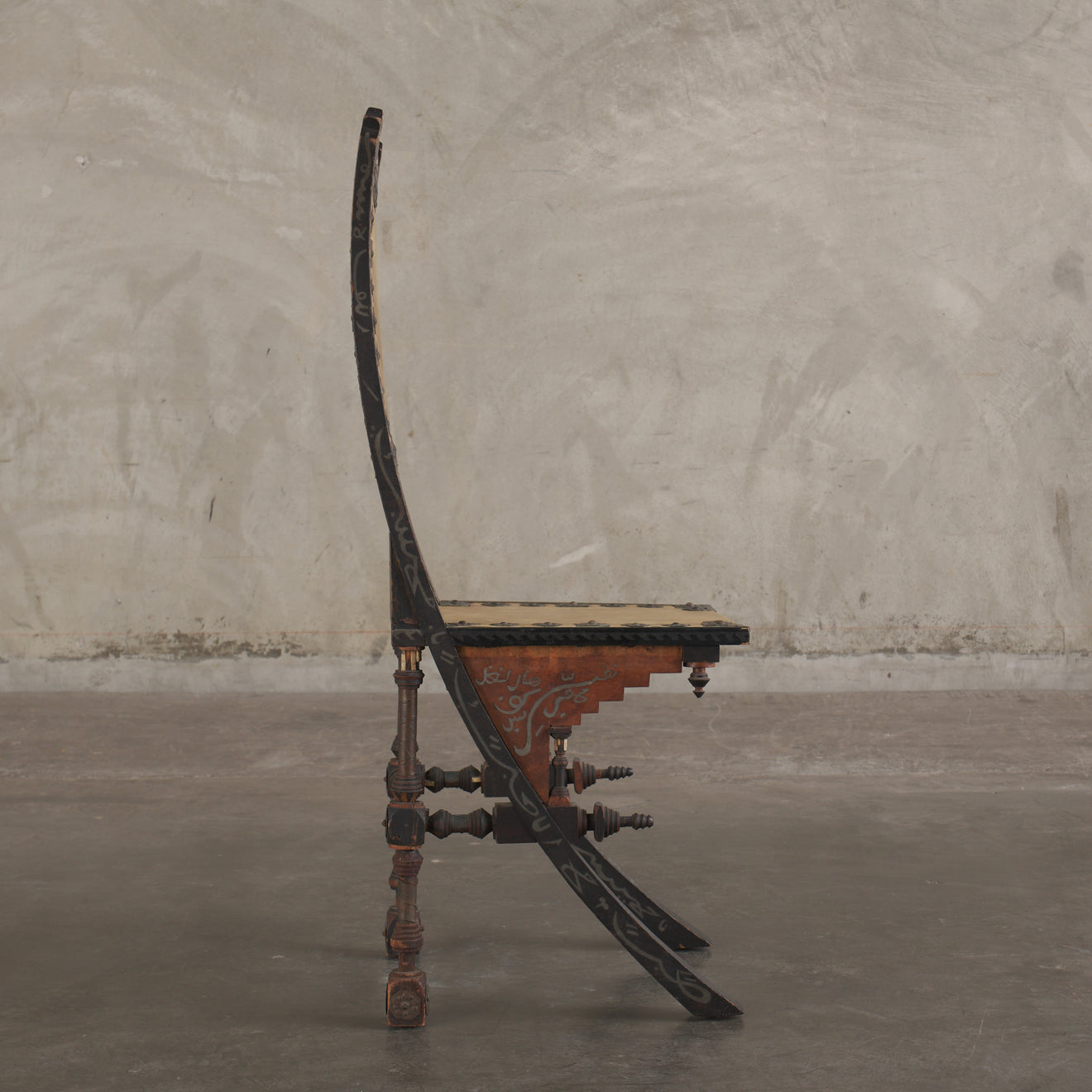 CARLO BUGATTI ( 1856-1940 ) SIDE CHAIR, ITALY C 1906