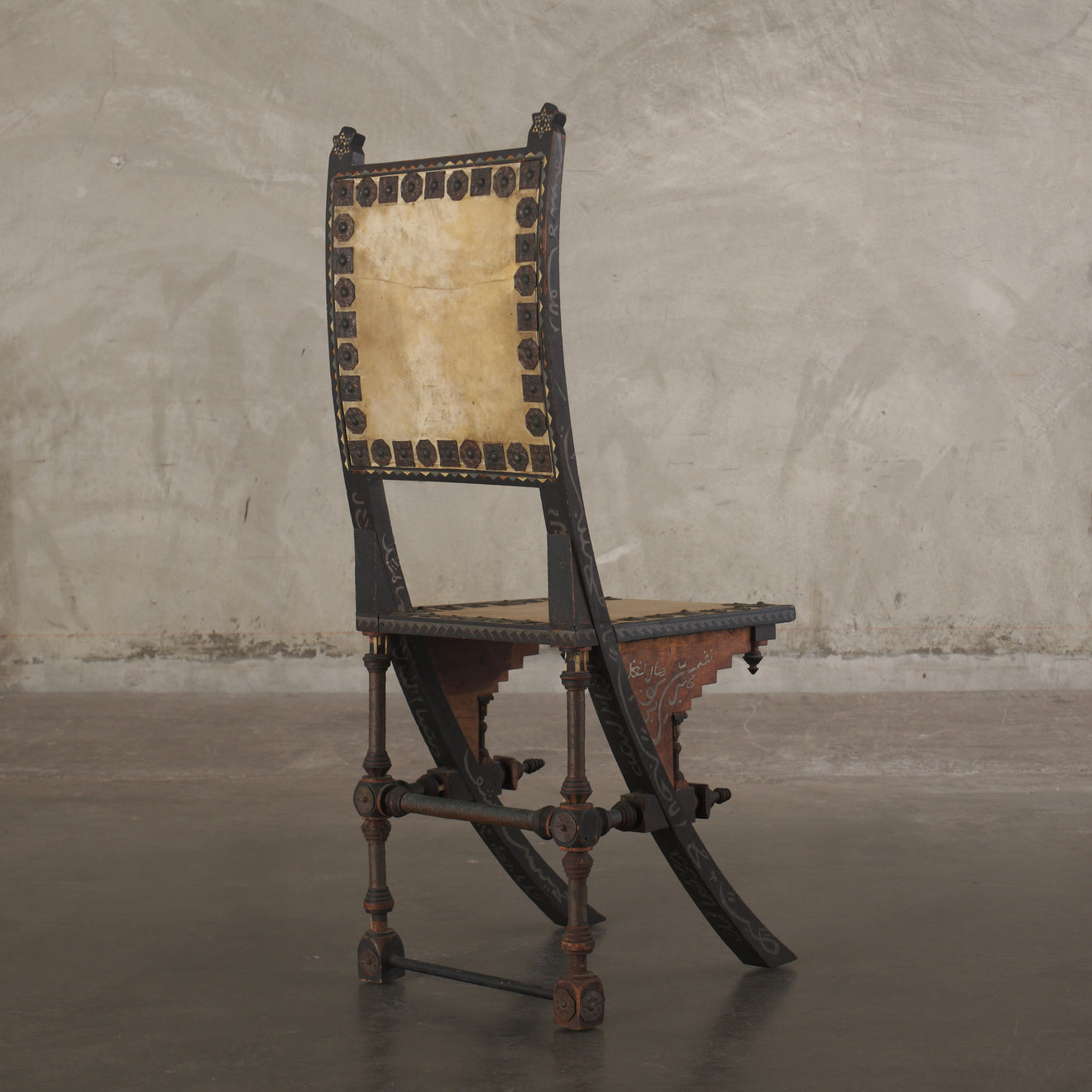 CARLO BUGATTI ( 1856-1940 ) SIDE CHAIR, ITALY C 1906