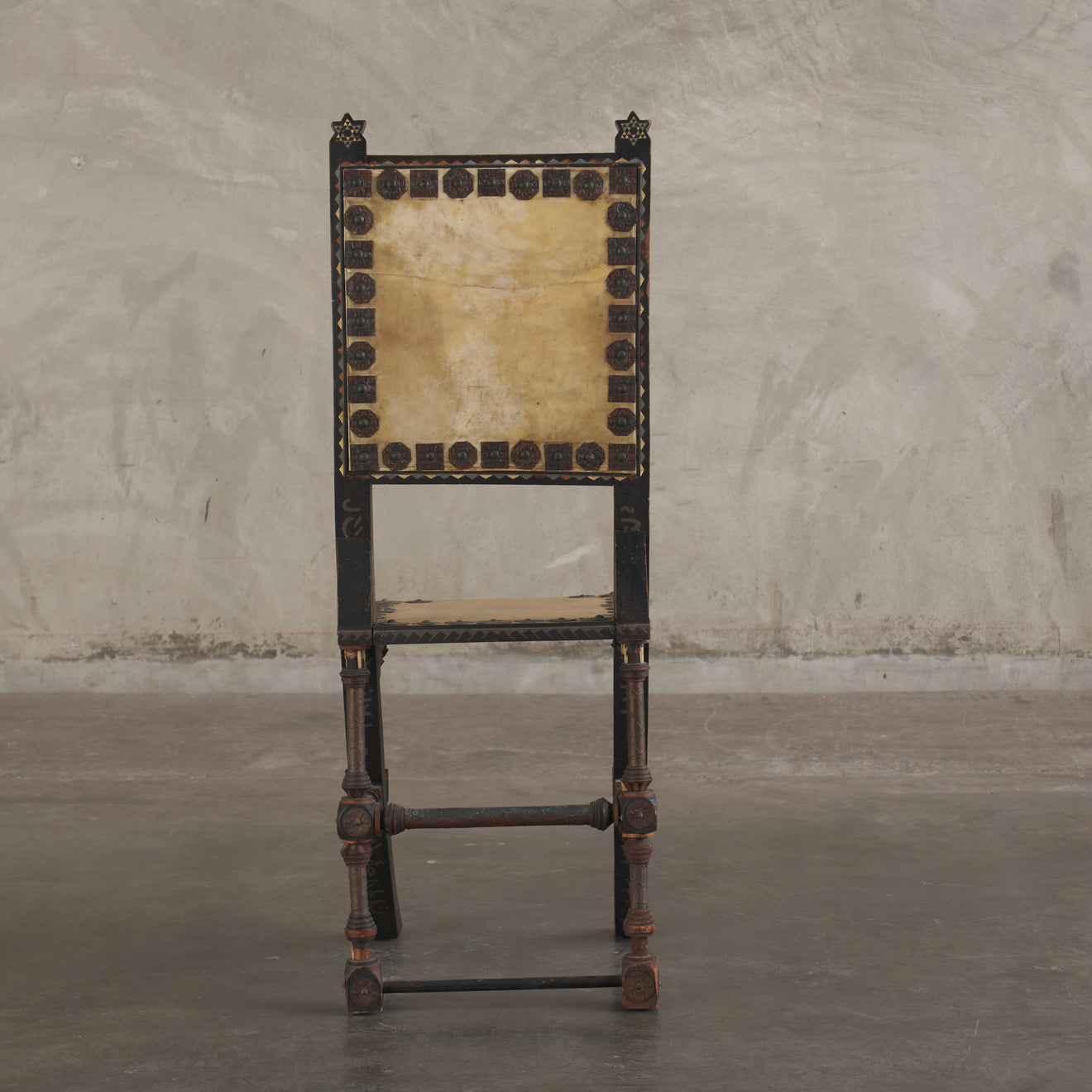 CARLO BUGATTI ( 1856-1940 ) SIDE CHAIR, ITALY C 1906