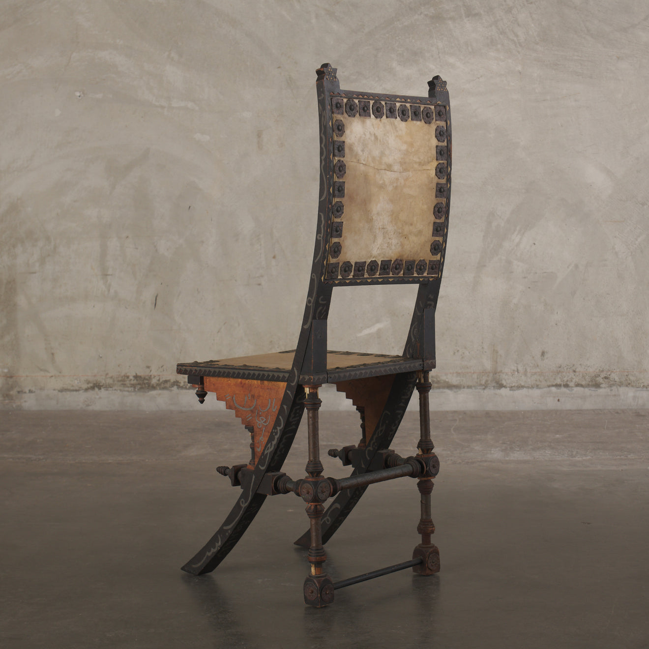 CARLO BUGATTI ( 1856-1940 ) SIDE CHAIR, ITALY C 1906