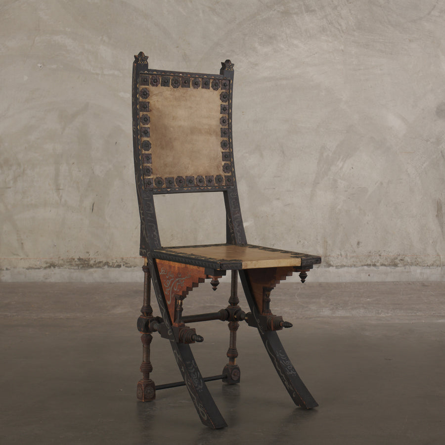 CARLO BUGATTI ( 1856-1940 ) SIDE CHAIR, ITALY C 1906