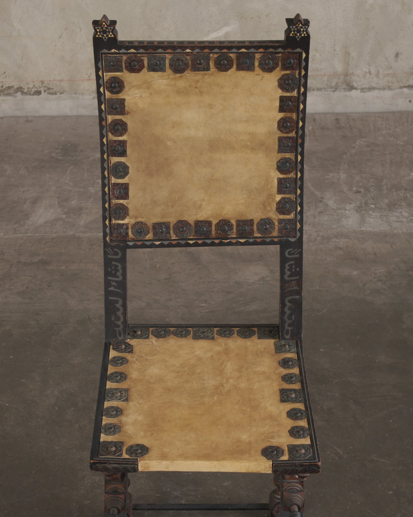 CARLO BUGATTI ( 1856-1940 ) SIDE CHAIR, ITALY C 1906