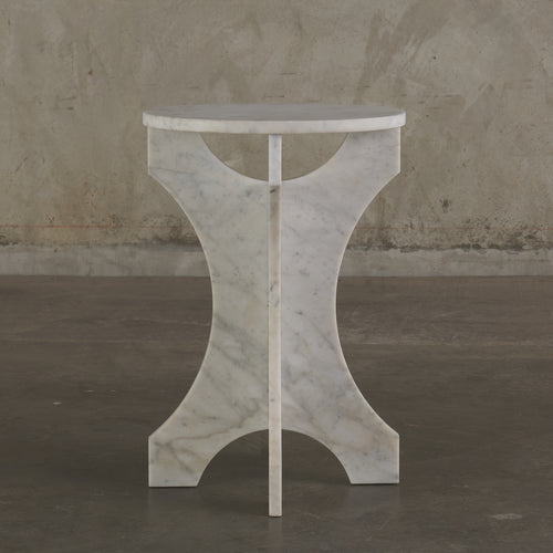 CARRERA MARBLE SIDE TABLE