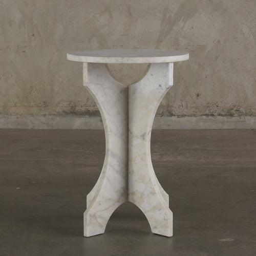 CARRERA MARBLE SIDE TABLE