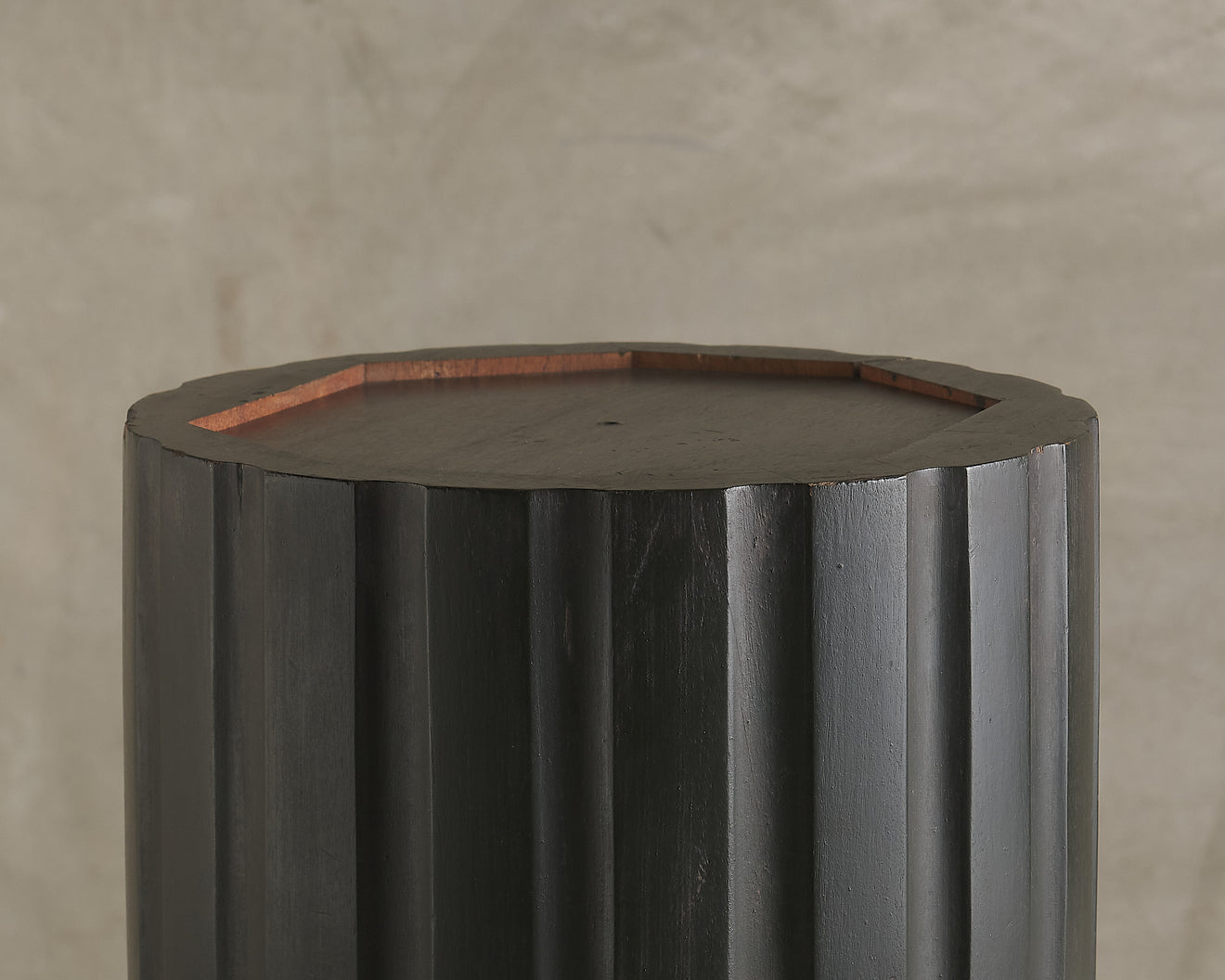 CARVED WOOD COLUMN BASE
