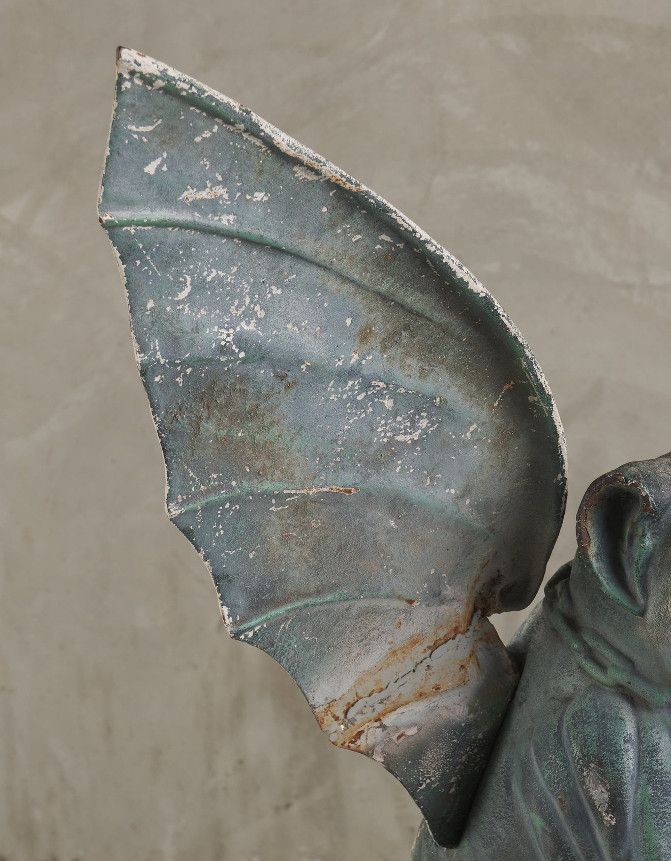 CAST IRON WINGED GARGOYLE, NYC C1900