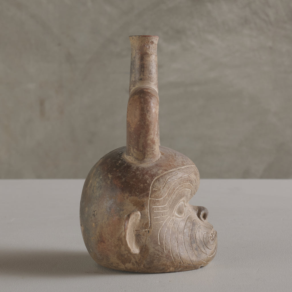 Small Head Ritual MONKEY HEAD RITUAL VESSEL, CHAVIN CULTURE, circa 900-500 BCE – Blackman ...