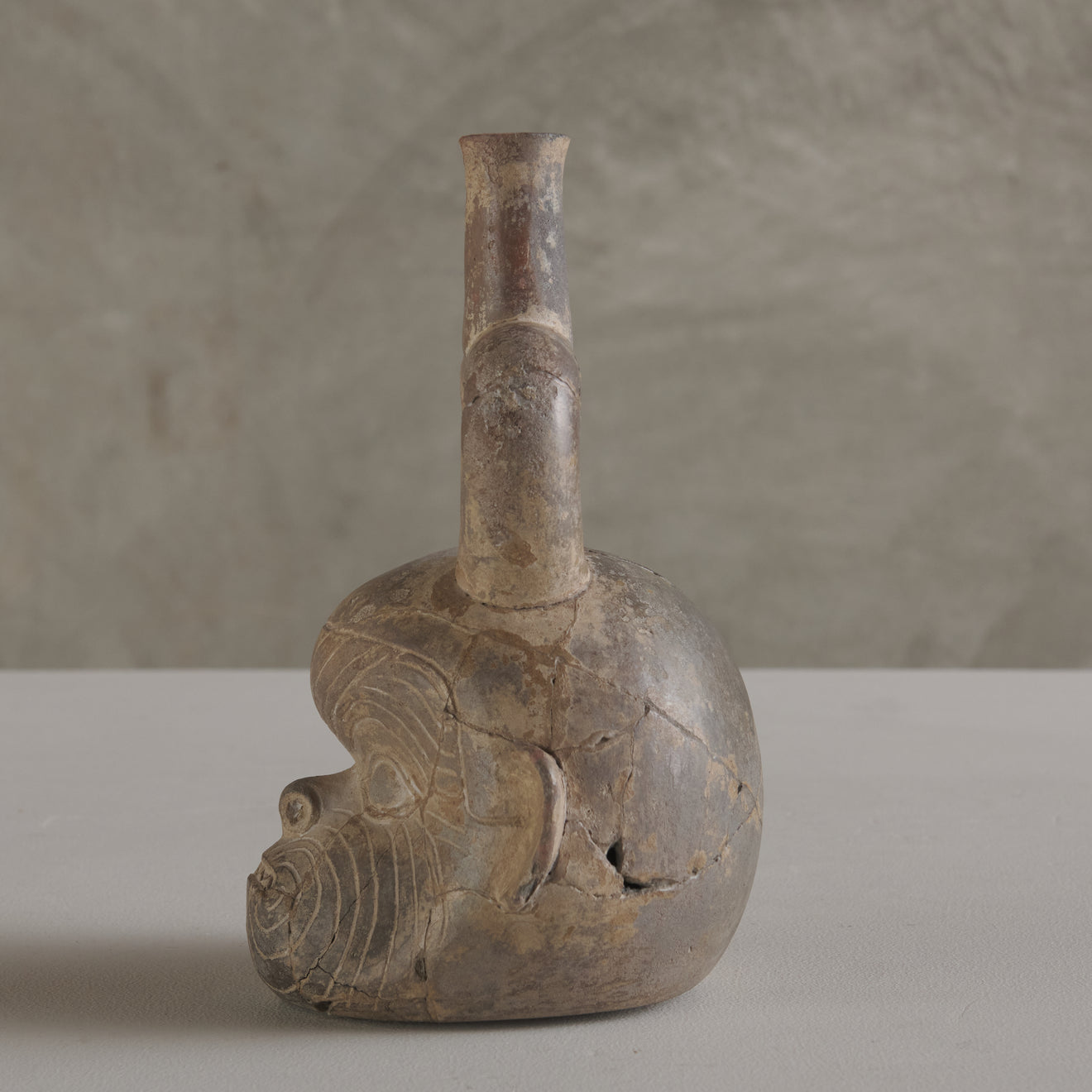 Small Head Ritual MONKEY HEAD RITUAL VESSEL, CHAVIN CULTURE, circa 900-500 BCE – Blackman ...