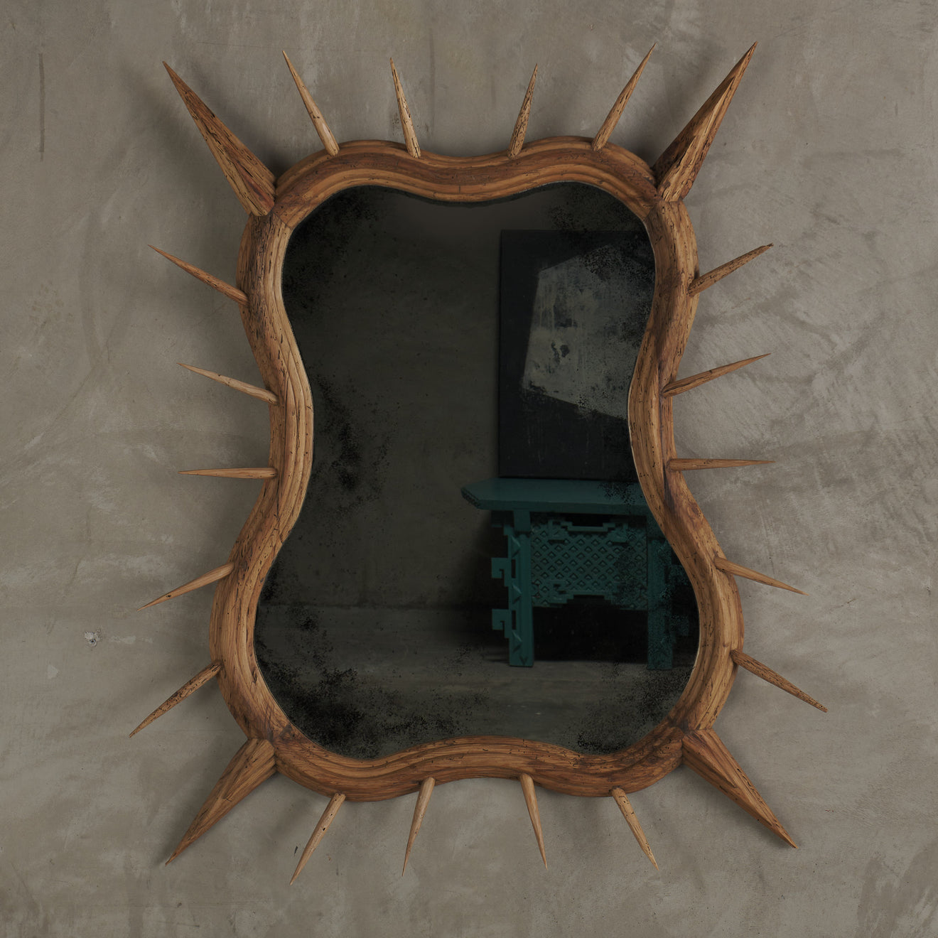 CHERAN PEAR MIRROR FRAME  BY MIKE DIAZ