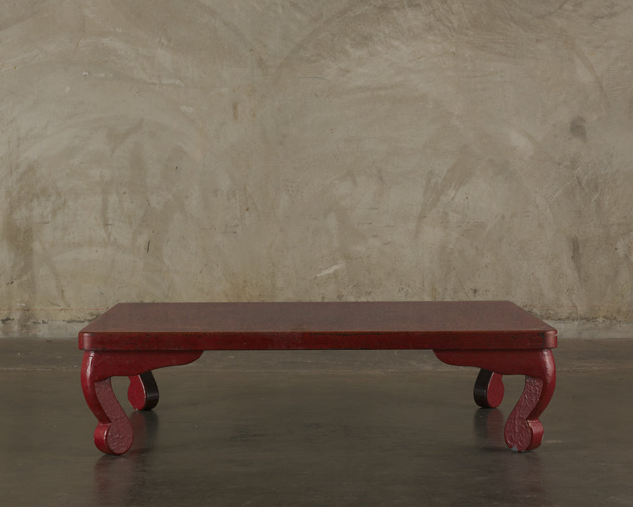 CHINESE LACQUERED COFFEE TABLE FROM THE ESTATE OF TONY DUQUETTE