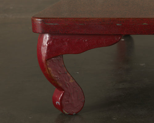 CHINESE LACQUERED COFFEE TABLE FROM THE ESTATE OF TONY DUQUETTE