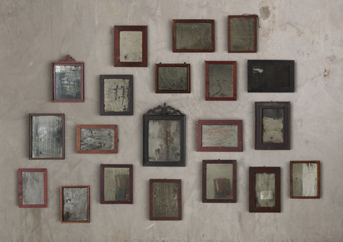 COLLECTION OF 20 FRAMED MIRRORS, C1910