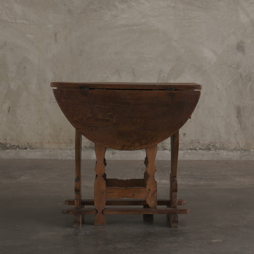 CONTINENTAL 17TH/18TH C DROP-LEAF GATE LEG TABLE