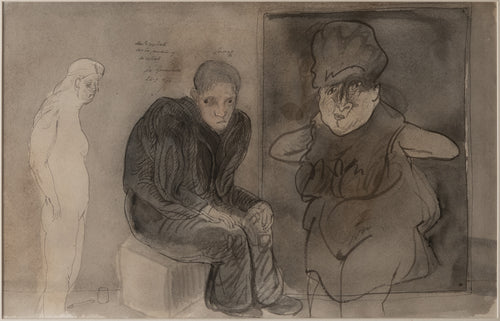 JOSE LUIS CUEVAS, 1934-2017, Watercolor