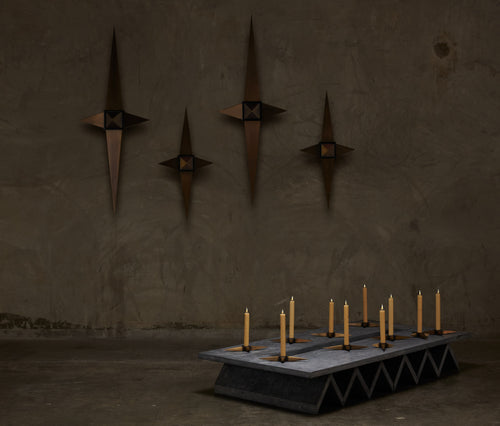 COMPASS SCONCE BY LIKA MOORE