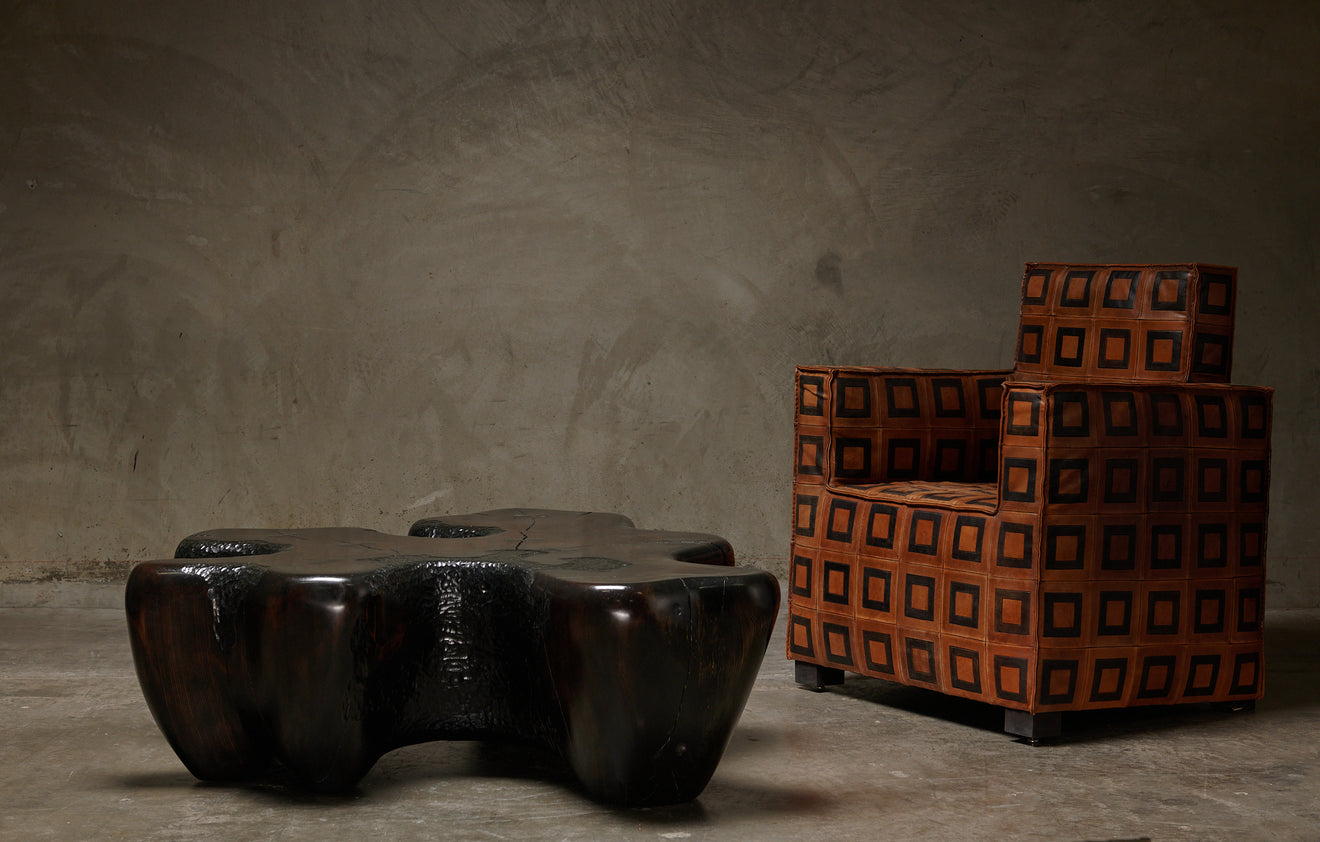 DAN POLLOCK GIANT JUNIPER COFFEE TABLE