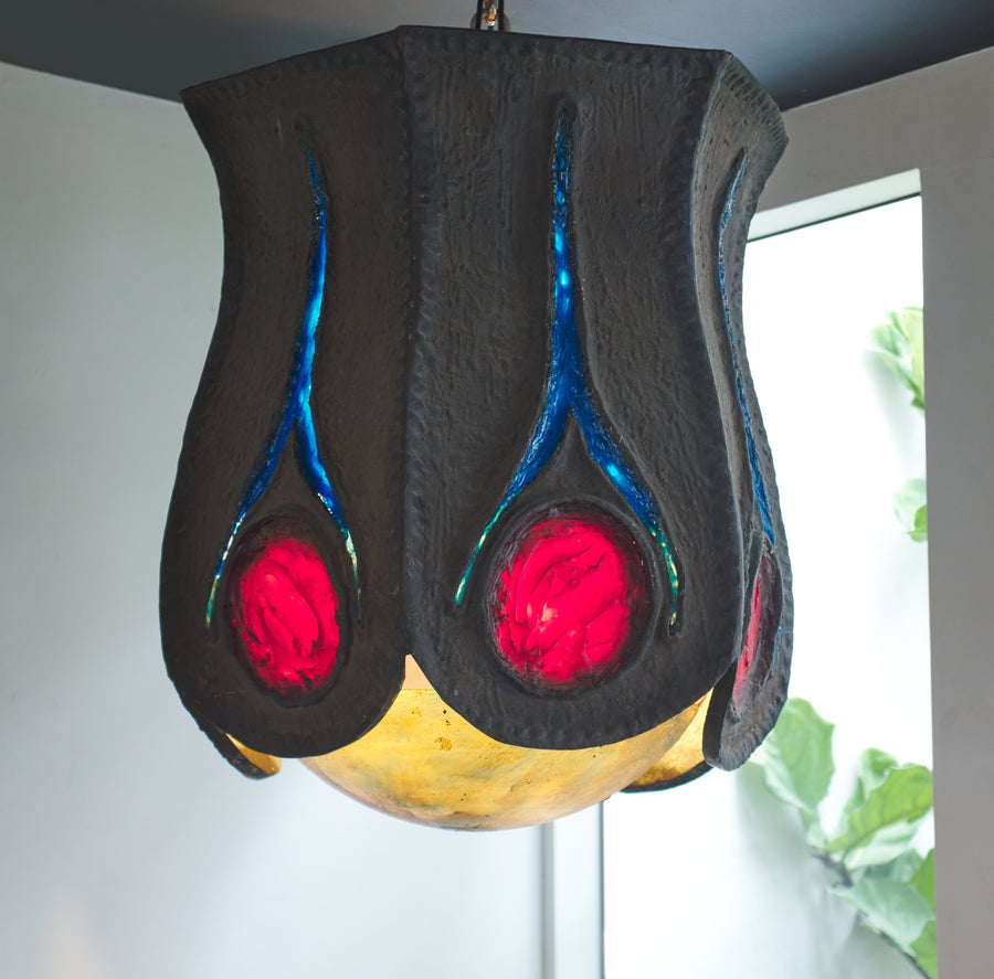 DE WAIN VALENTINE MONUMENTAL HANGING LANTERN, 1961-62