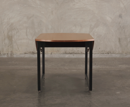 DUNBAR DROP-LEAF WORK TABLE, USA, c1960