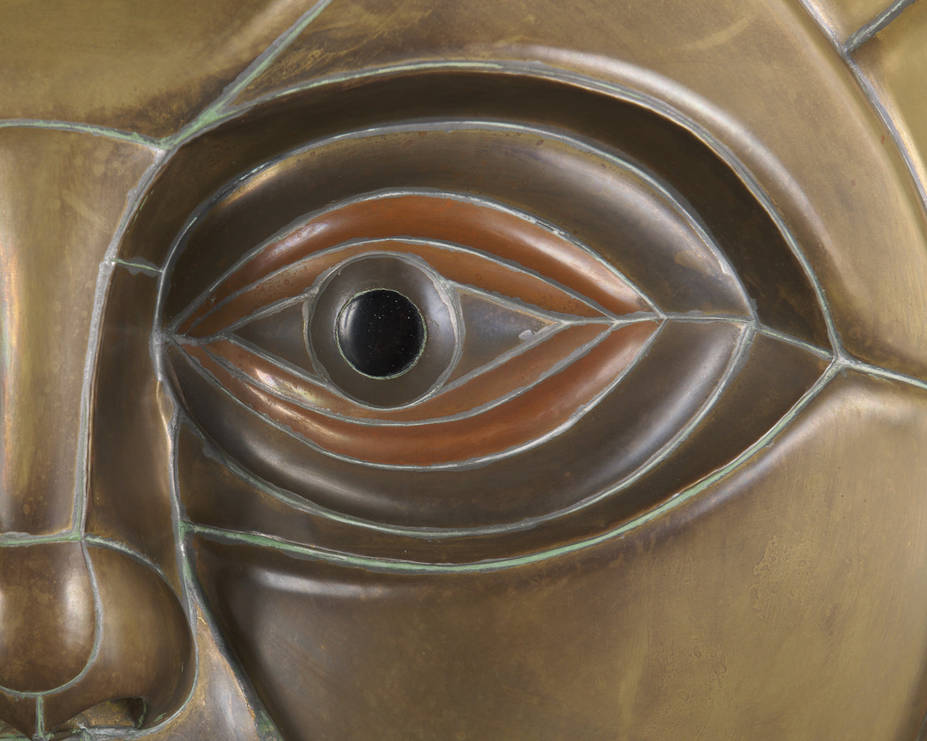 EARLY BUSTAMANTE COPPER AND BRASS SUN