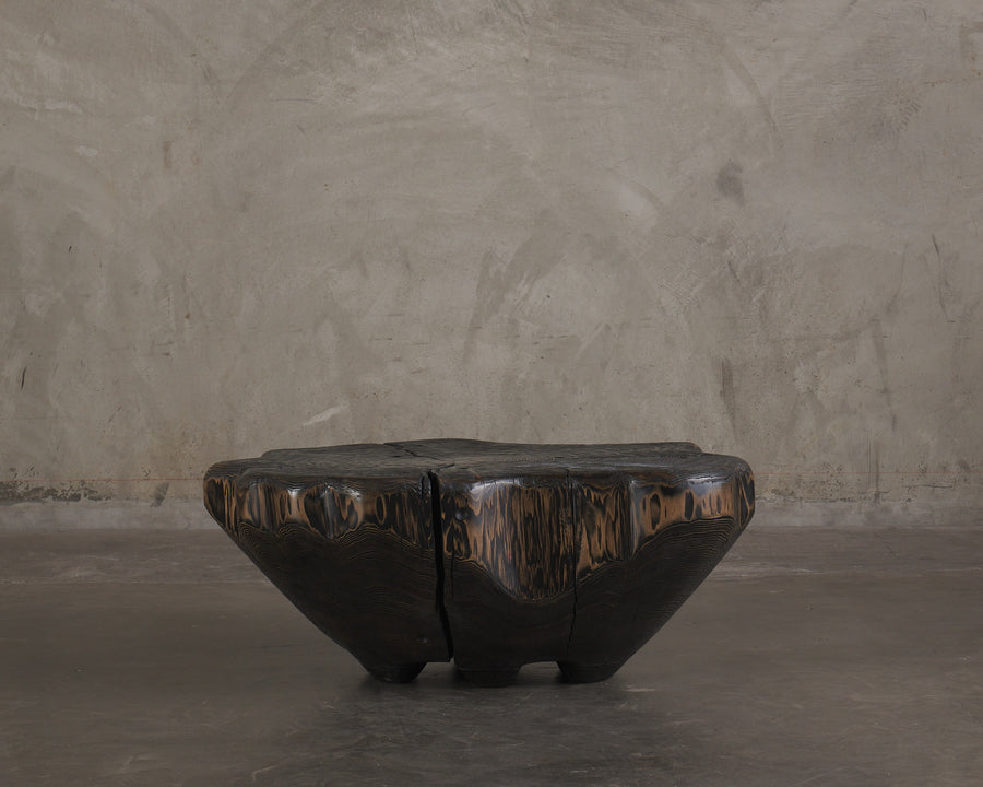 EBONY CEDAR COFFEE TABLE BY DAN POLLOCK