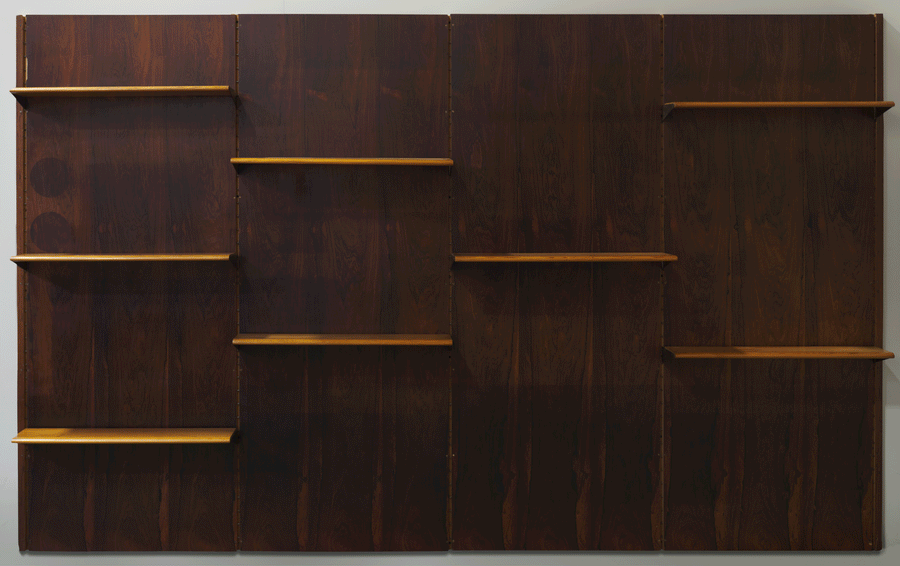 FINN JUHL ROSEWOOD WALL UNIT, BOVIRKE, DENMARK, 1953