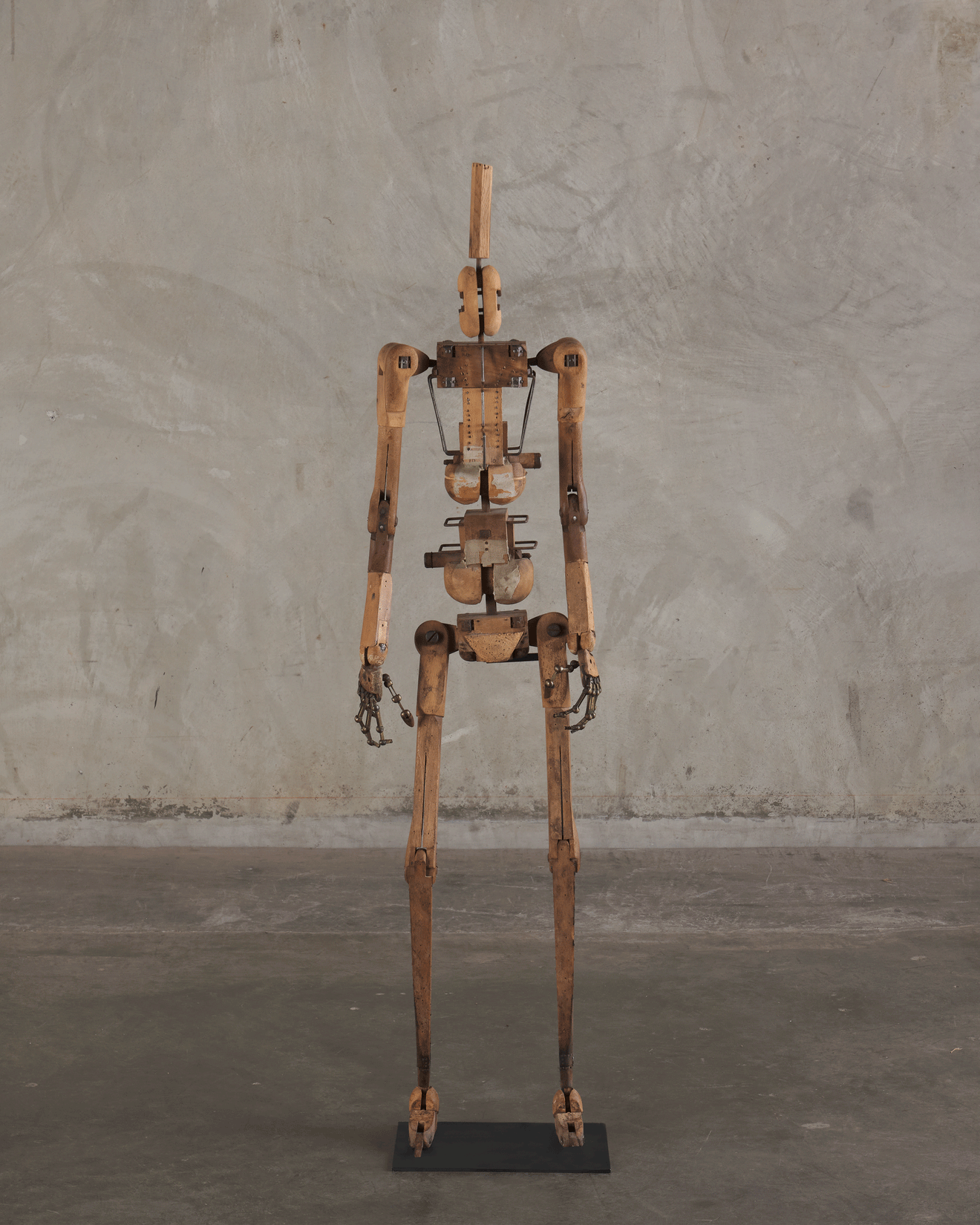 FRANCOIS-PIERRE GUILLOIS (attrib) ARTICULATED ARTIST'S MODEL