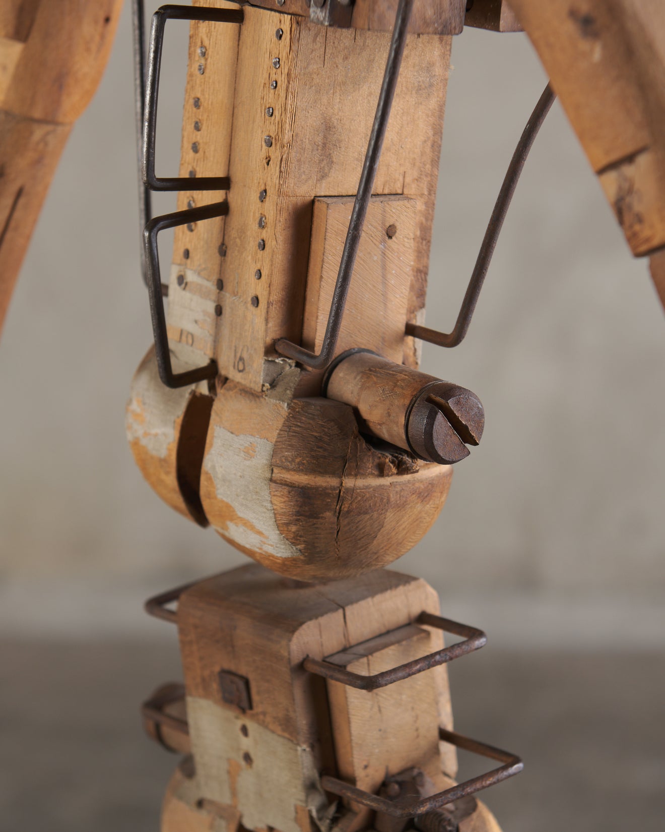 FRANCOIS-PIERRE GUILLOIS (attrib) ARTICULATED ARTIST'S MODEL