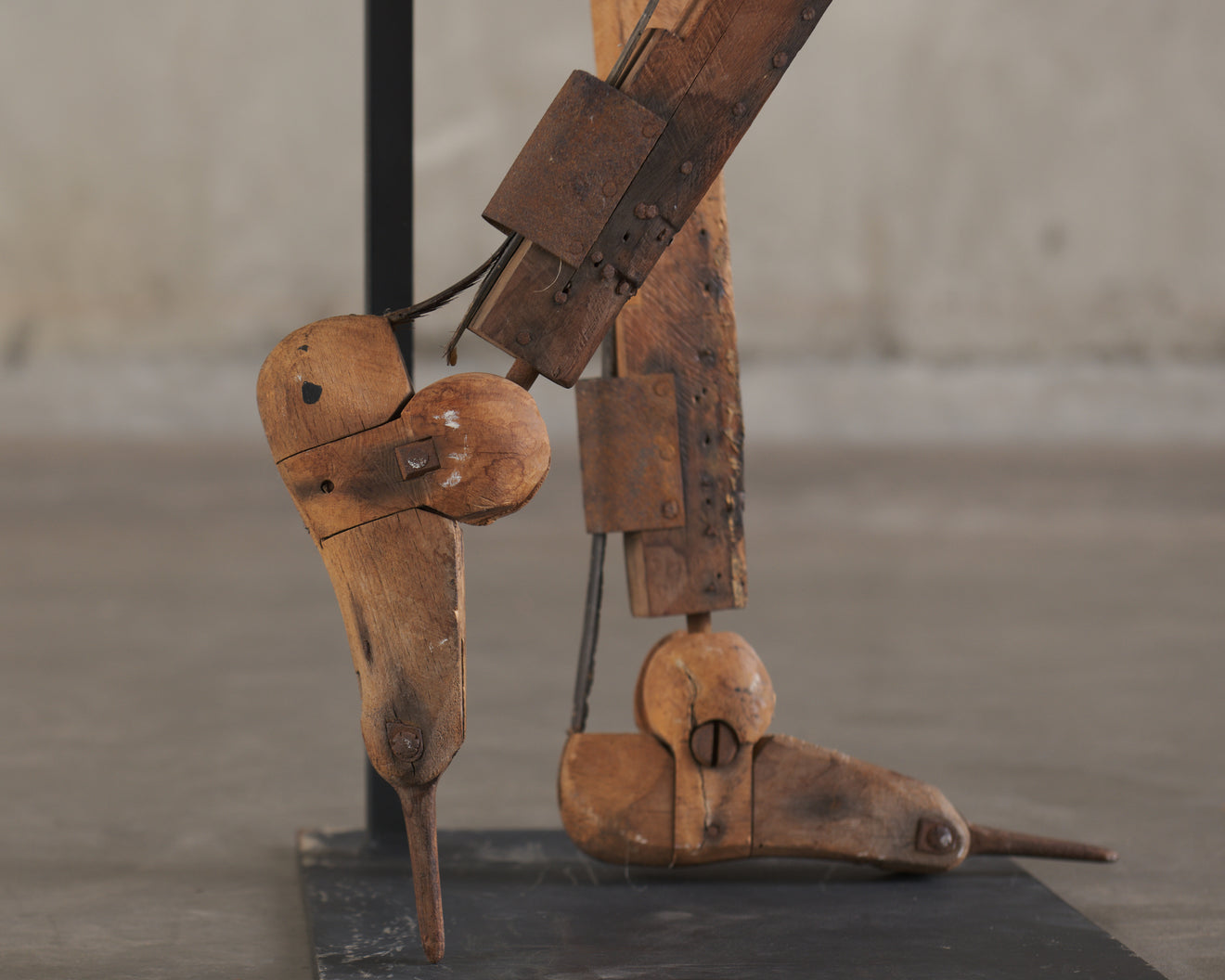 FRANCOIS-PIERRE GUILLOIS (attrib) ARTICULATED ARTIST'S MODEL