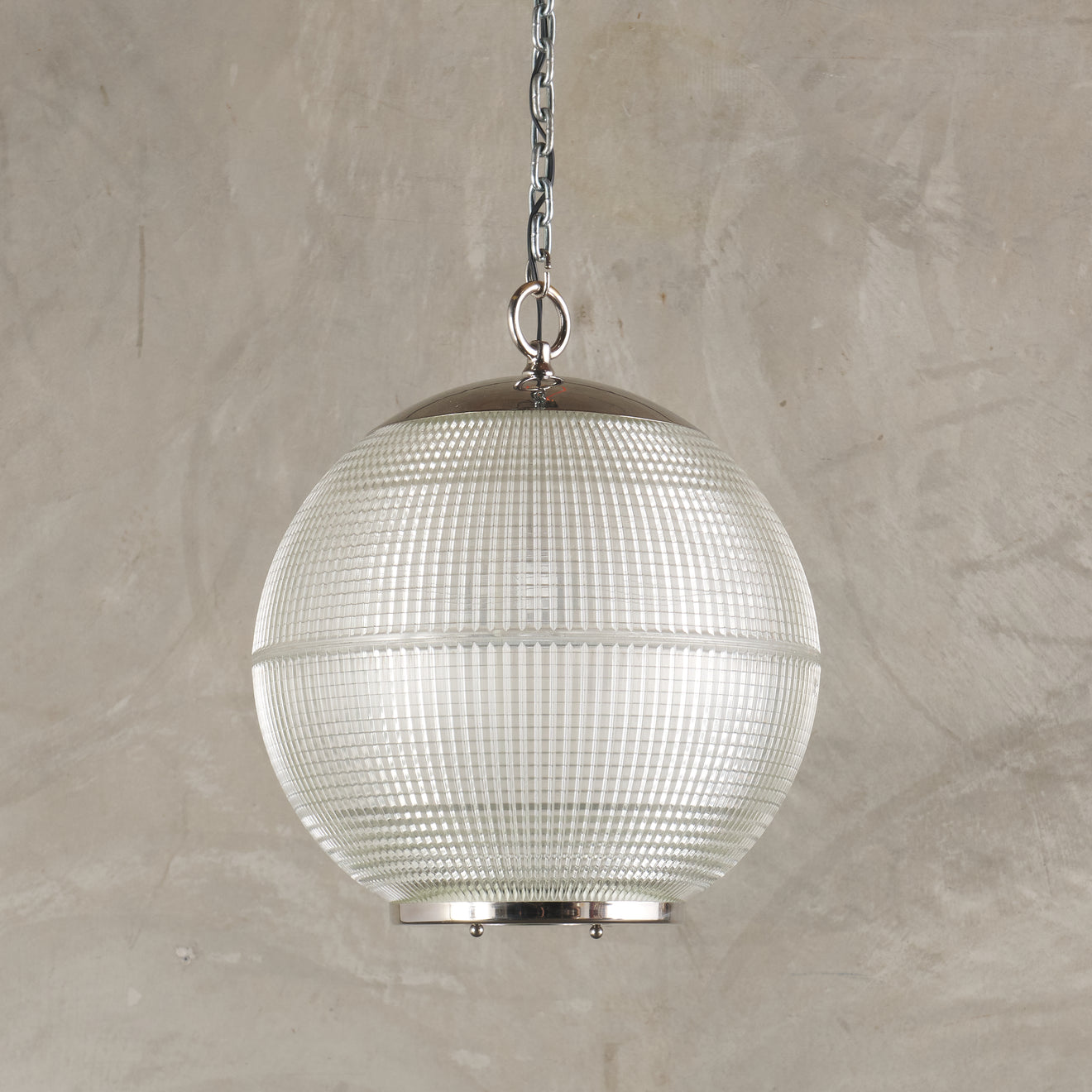 FRENCH HALLOPHANE PENDENT LIGHT MID 20TH C