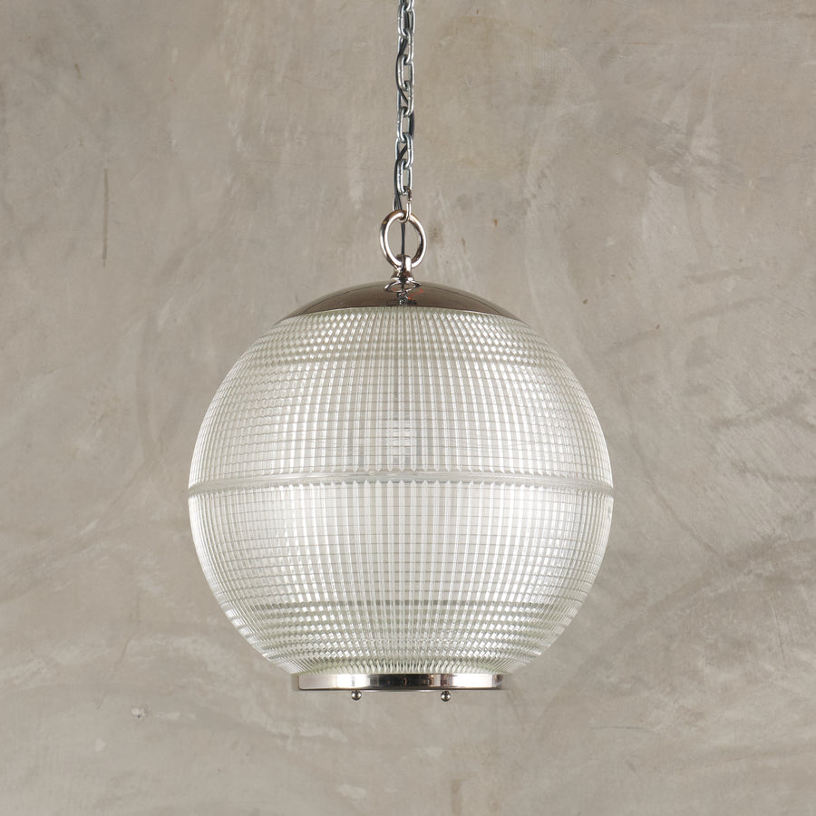 FRENCH HALLOPHANE PENDENT LIGHT MID 20TH C