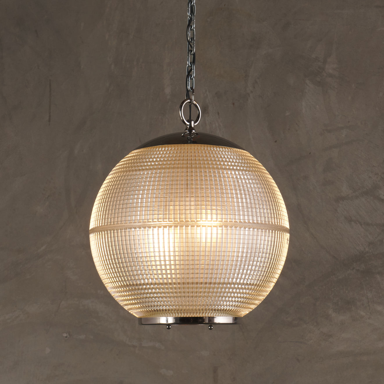 FRENCH HALLOPHANE PENDENT LIGHT MID 20TH C