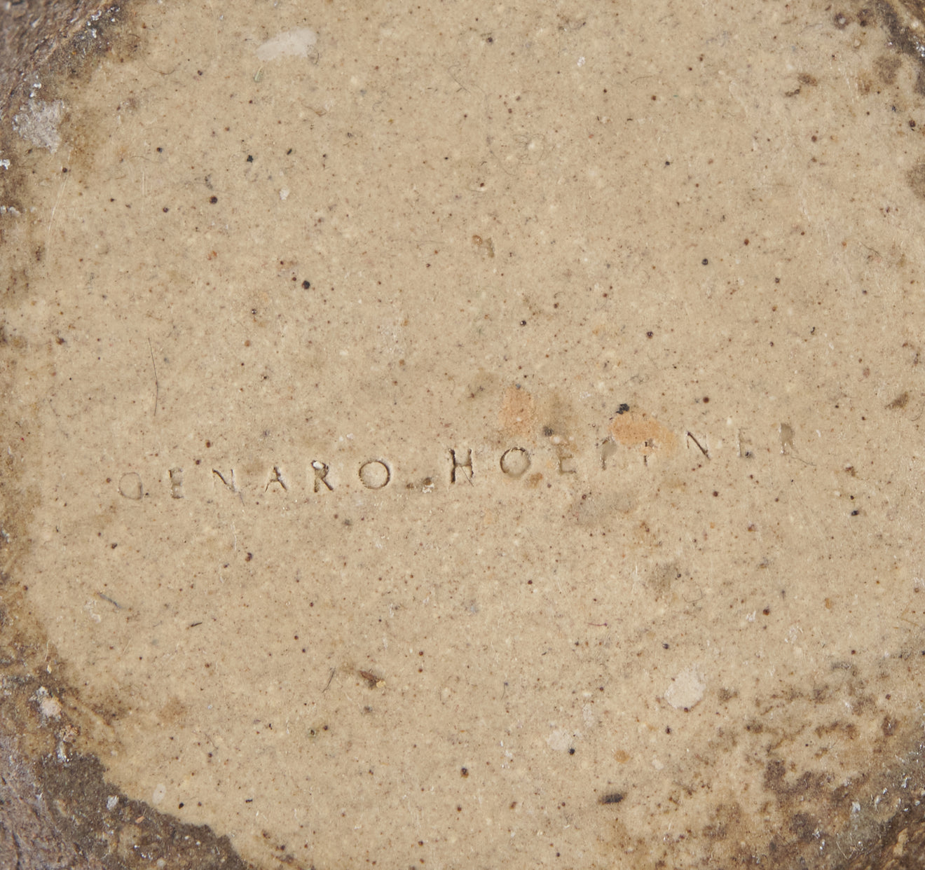 GENARO BARBA HOEPFNER STONEWARE WITH PORCELAIN SLIP AND GLAZED INTERIOR