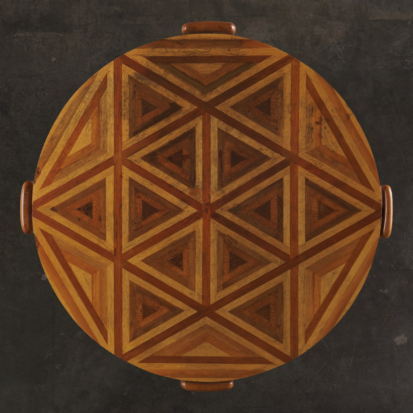 GEOMETRIC PARQUETRY COFFEE TABLE