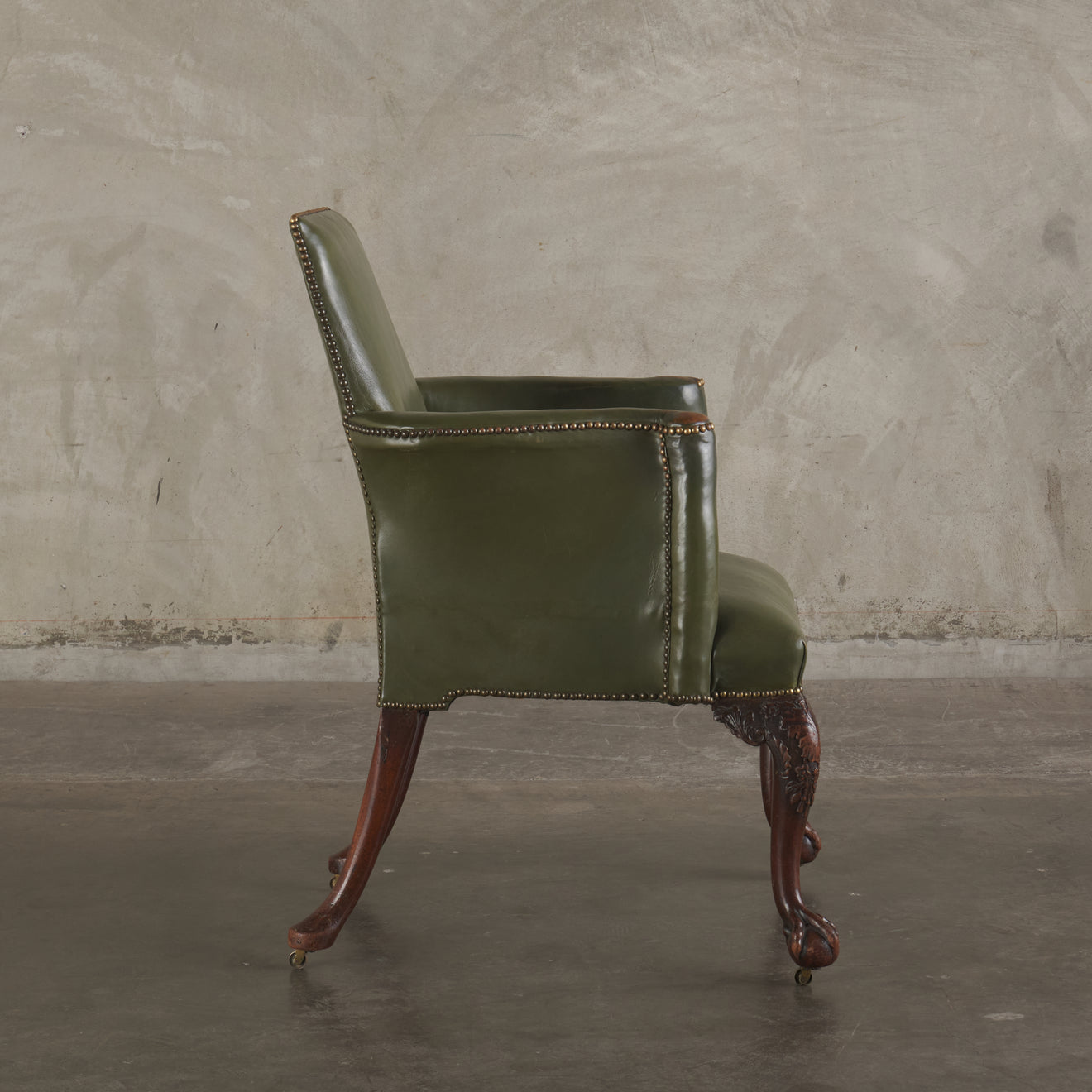 GEORGE III ARMCHAIR, ENGLAND, 19TH CENTURY
