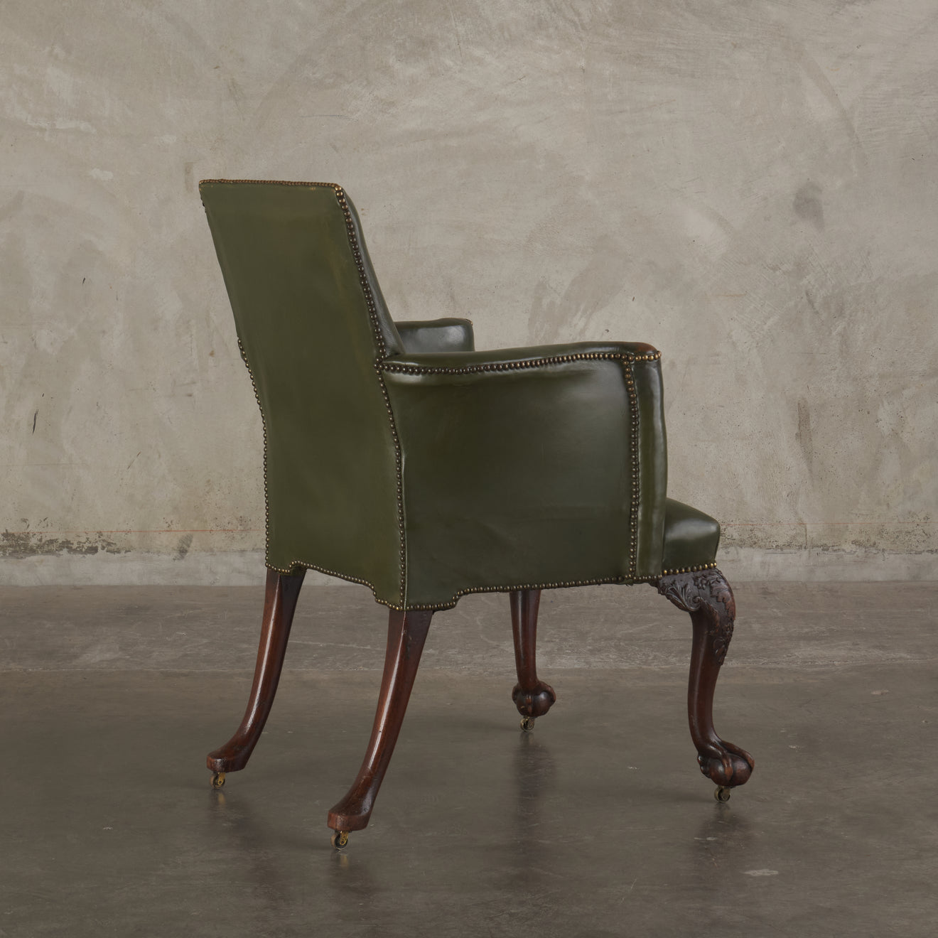 GEORGE III ARMCHAIR, ENGLAND, 19TH CENTURY