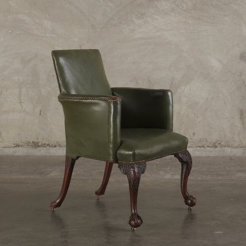 GEORGE III ARMCHAIR, ENGLAND, 19TH CENTURY